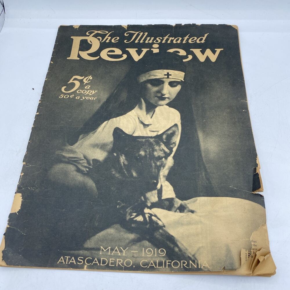 Illustrated Review 5/1919 Rare Articles/pictures About The Germans At War